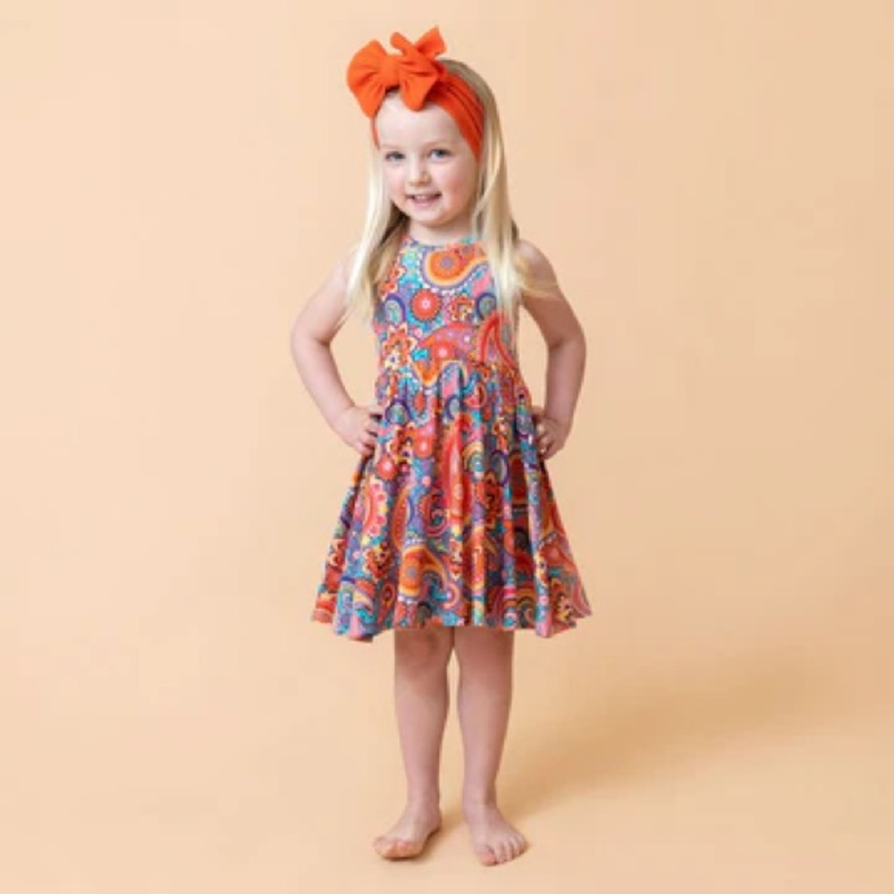 4T Posh Peanut Elliana Racerback Twirl Dress